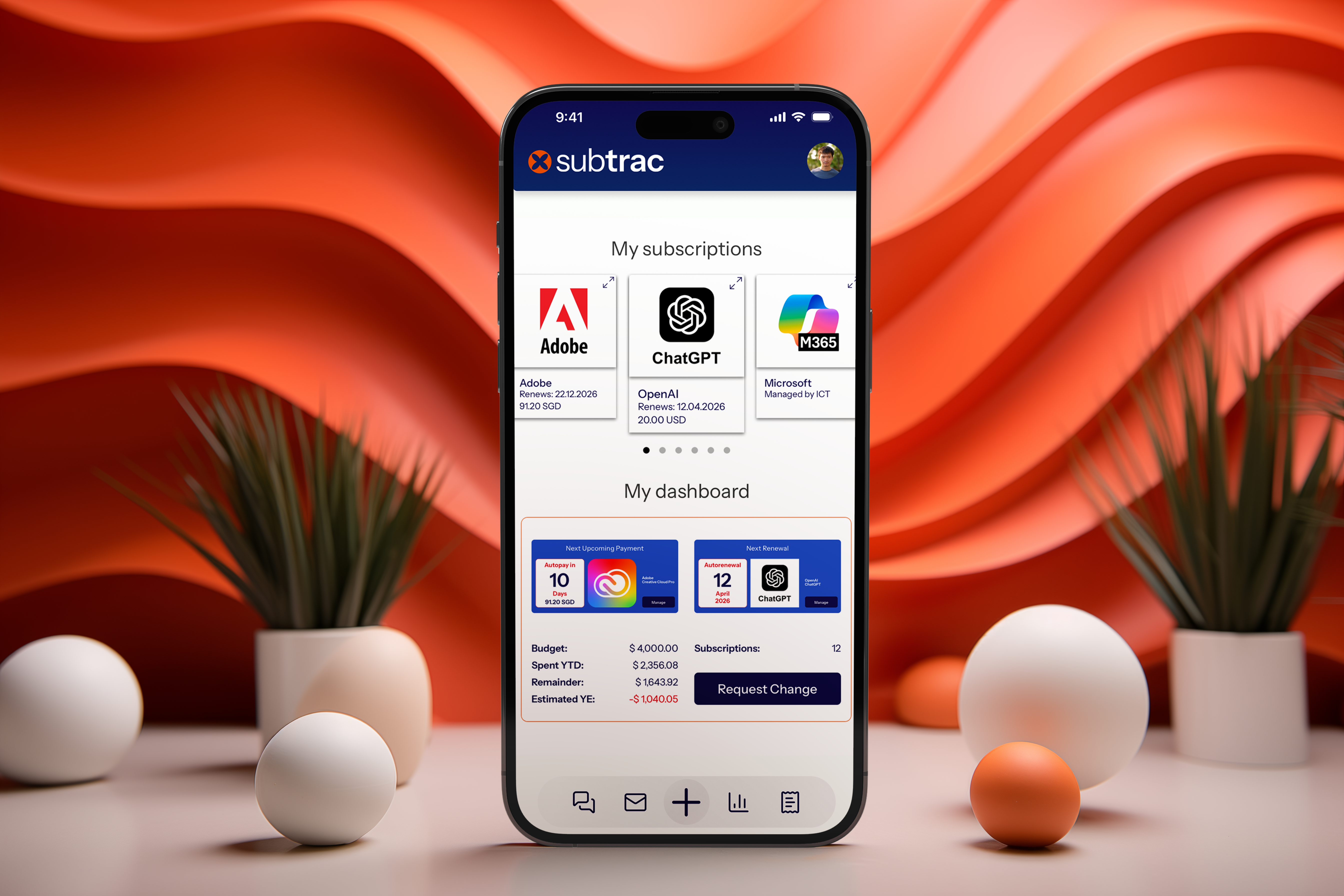 Subtrac - Subscription Control Platform